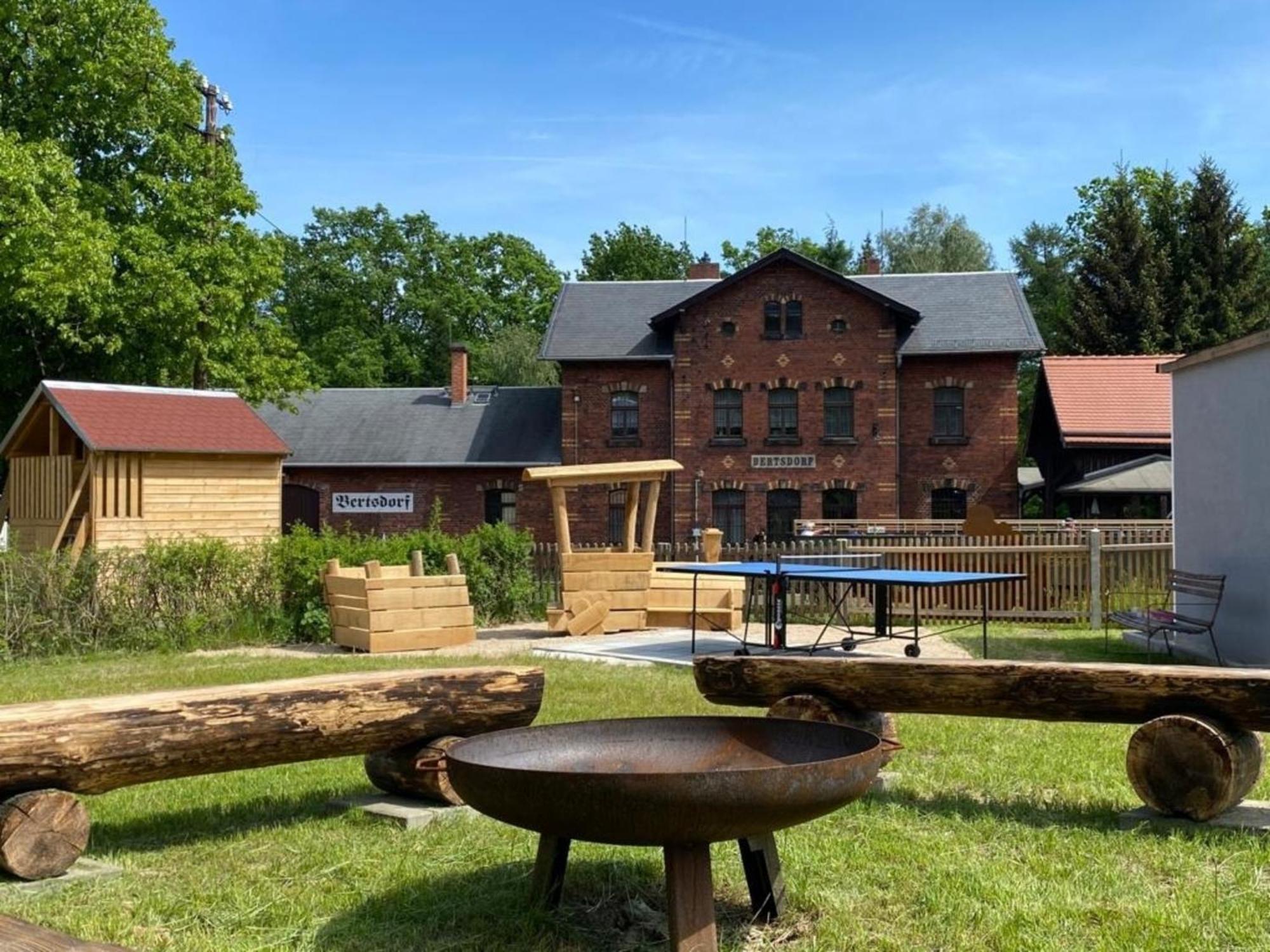 Ferienhaus Bimmelbahn 2 Olbersdorf Bagian luar foto